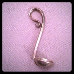 VTG sterling silver spoon pendant